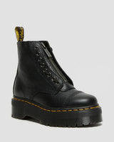 BOOTS PLATEFORMES SINCLAIR EN CUIR MILLED NAPPA