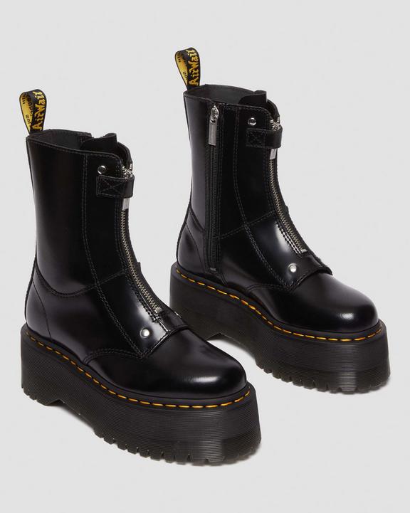 BOOTS PLATEFORMES JETTA HI MAX EN CUIR BUTTERO